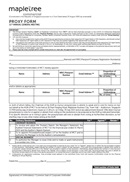 Proxy Form of the 11th Annual General Meeting of Mapletree Commercial Trust